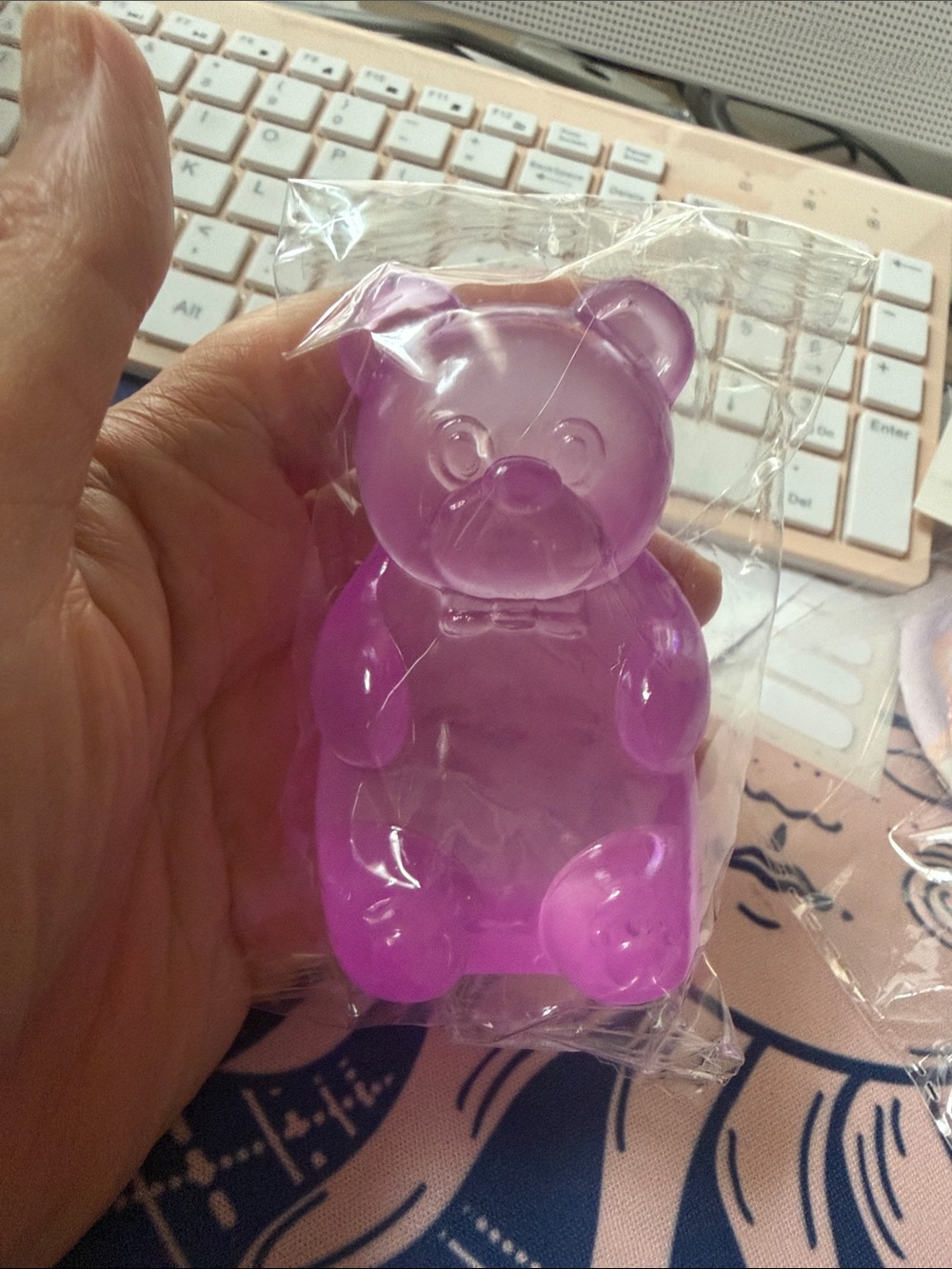 Purple Gummy Bear Squishy